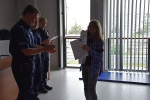 Komendant gratuluje finaliście konkursu (III miejsce)