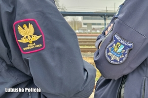 Wspólne działania Policji i Straży Ochrony Kolei.