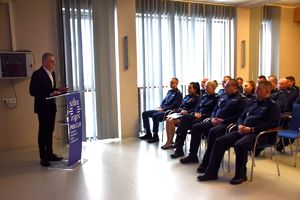 Odprawa roczna w nowosolskiej jednostce- przemówienie Starosty nowosolskiego.